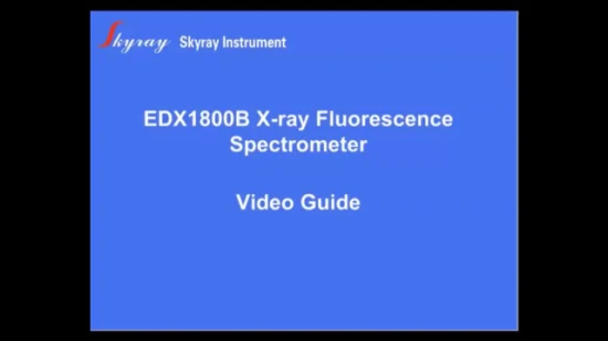 Espectrômetro de RoHS da máquina de testes de Skyray Edx1800b RoHS