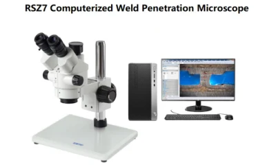 Microscópio metalúrgico automatizado de penetração de solda Rsz7